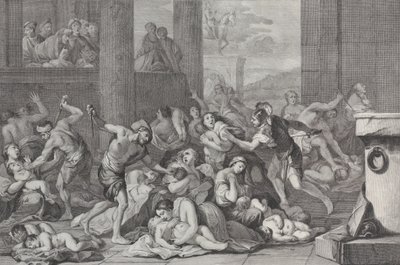 Massakren på de uskyldige, 1730-50. av Pietro Monaco