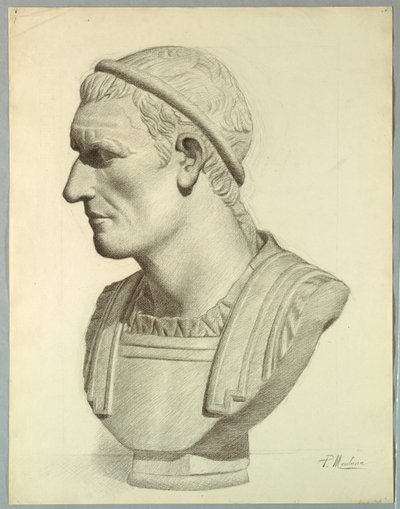 Byste av en romersk senator (gjengivelse fra en gipsavstøpning) av Pietro Montana