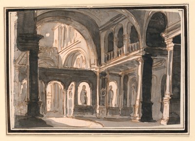 Scenedesign, Kirkens interiør av Pietro Narducci