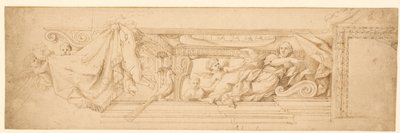Allegori om evigheten med armene til Medici av Pietro Paolo Baldini