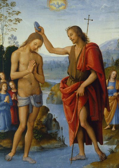 Kristi dåp, av Pietro Perugino (ca 1450-1523) av Pietro Perugino