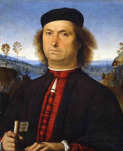 Portrett av Francesco delle Opere, 1494 av Pietro Perugino