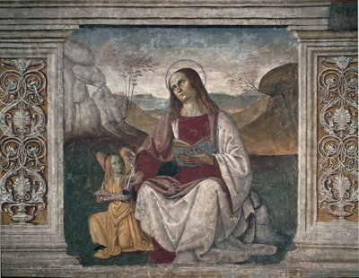 Den hellige Matteus evangelisten (fresco av Pietro Perugino