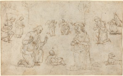 Hyrdenes tilbedelse av Pietro Perugino