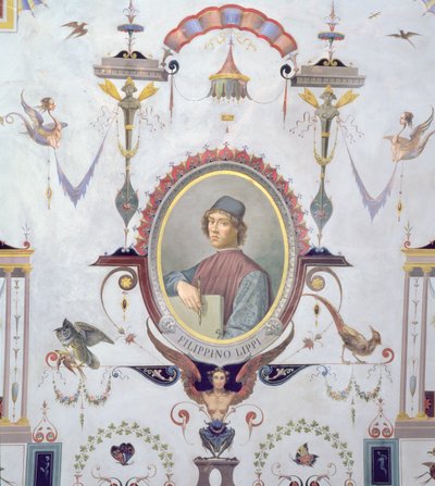 Portrett av Filippino Lippi (fersk) av Pietro Pezzati