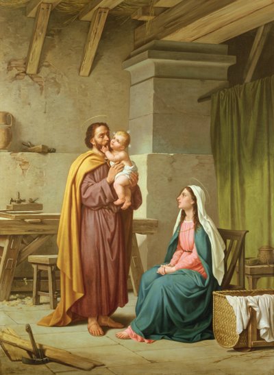 Den hellige familie i St Joseph