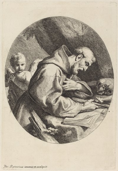 Saint Francis av Pietro Antonio Rotari