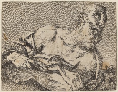 Den hellige Jerome av Pietro Rotari after Antonio Balestra