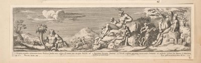 Allegori på ruten mellom Roma og Firenze Keiser Konstantins historie (serietittel) av Pietro Sante Bartoli