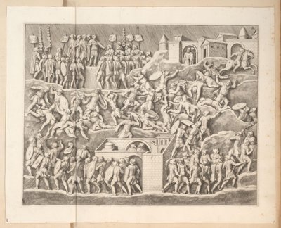 Relieffer på buen til Septimius Severus i Roma av Pietro Sante Bartoli