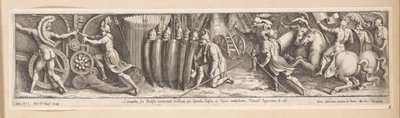Soldater på angrep Historie om keiser Konstantin (serietittel) av Pietro Sante Bartoli