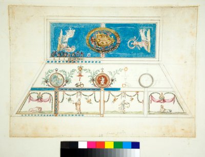 Vaulting av Villa Madama av Pietro Santi Bartoli