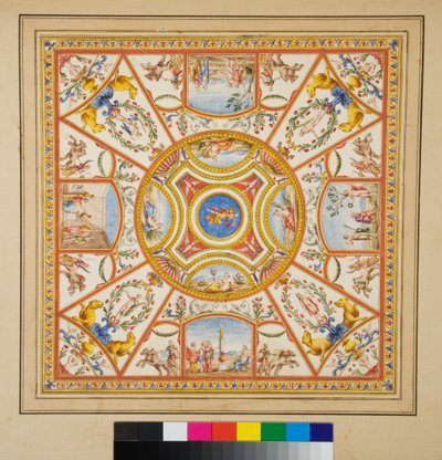 Hvelv av Augustus-palasset av Pietro Santi Bartoli
