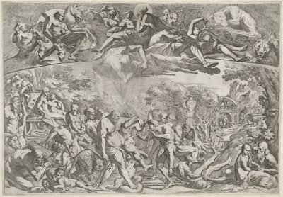 Allegory of Autumn Four Seasons (serietittel) av Pietro Testa