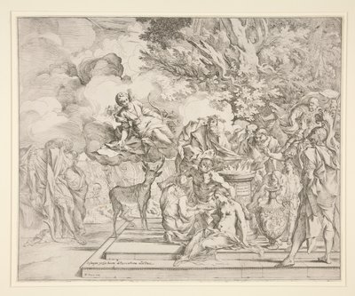 Iphigenia-offeret av Pietro Testa