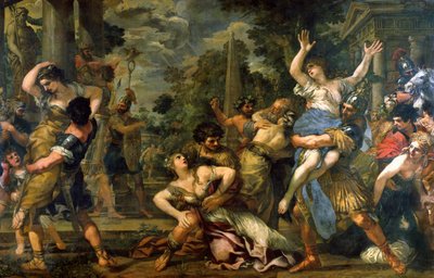 Voldtekt av sabinerne av Pietro da Cortona