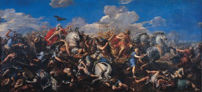 Slaget ved Alexander versus Darius, 1644-1655 av Pietro da Cortona