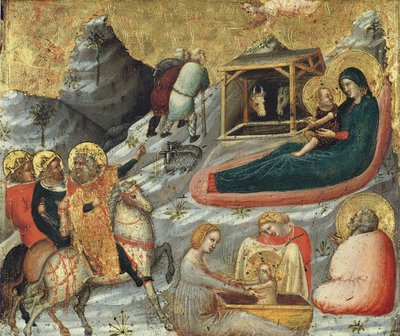 Fødselen og andre episoder fra Kristi barndom av Pietro da Rimini