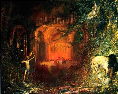 Parzifal and the Knights of the Holy Graal, ca. 1902 av Pinckney Marcius Simons
