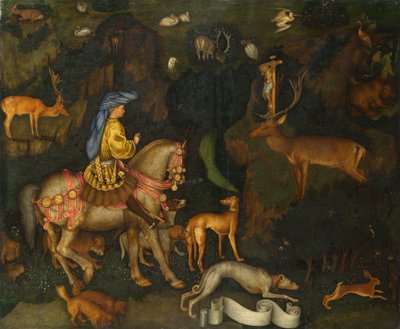 Visjonen om Saint Eustace av Antonio Pisanello
