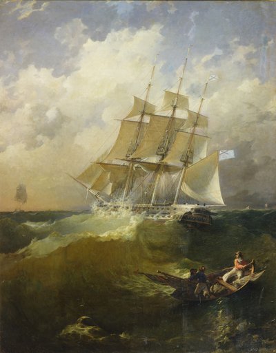 44-kanons fregatt Aurora, 1844 av Platon Timofeyevich Borispolets