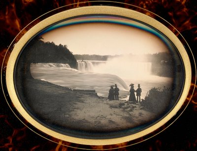 Daguerreotypi av Niagara Falls av Babbitt, ca. 1855 (daguerreotypi) av Platt D. Babbitt