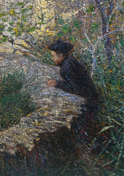 April morgen i Liguria eller Olives på Albaro av Plinio Nomellini