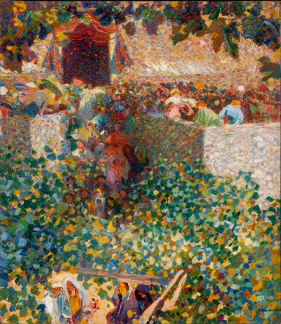 Bygdefest, 1912-1913. av Plinio Nomellini