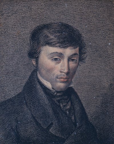 Portrett av Adam Bernard Mickiewicz (1798-1855) av Polish School