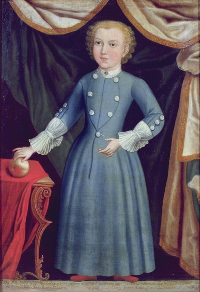 Portrett av Kizimierz Zawiszna, 1754 av Polish School