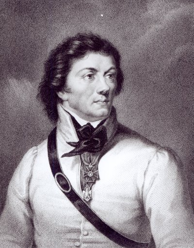 Portrett av Tadeusz Kosciuszko, gravert av William Holl (1807-71), ca. 1840 av Polish School