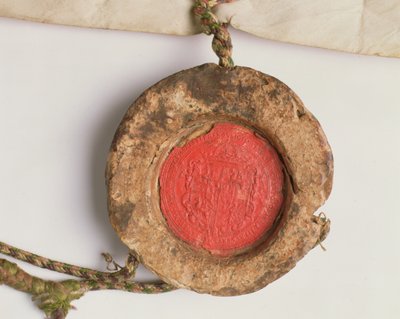 Segl til kong Wladyslaw IV (1595-1648) av Polen, ca. 1633 (voks) av Polish School
