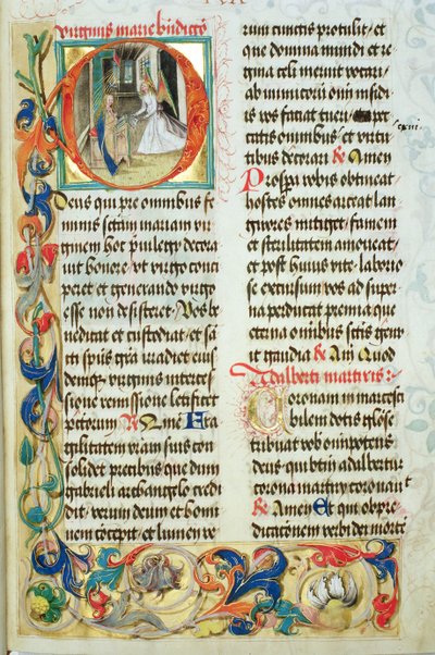Bebudelsen fra den pavelige biskop Erasmus Ciolek, ca. 1510 (tempera og gull på pergament) av Polish School
