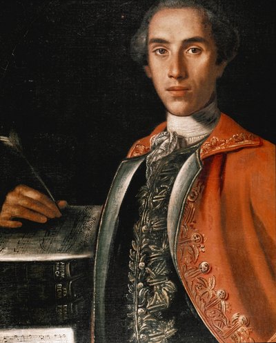 Portrett av den italienske komponisten Leonardo Leo (1694-1744) Maleri av Pompeo Batoni (1708-1787) Napoli, Musikkonservatoriet San Pietro a Majella av Pompeo Girolamo Batoni