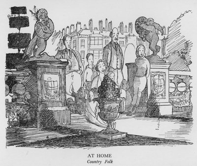 Hjemme, countryfolk (litho) av Pont
