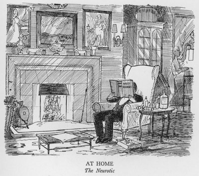 Hjemme, The Neurotic (litho) av Pont