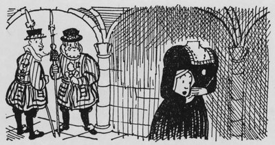 Ghost in the Tower of London (litho) av Pont