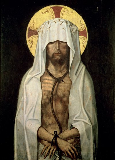 Se mannen (tempera på panelet) av Portuguese School