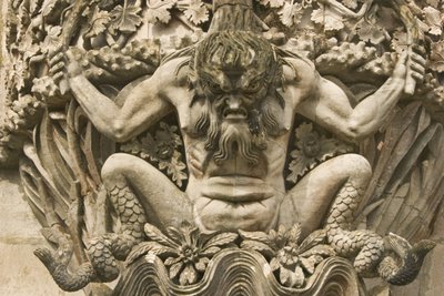 Gargoyle av et sjømonster av Portuguese School