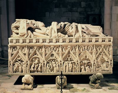 Graven til Ines de Castro (d.1355) av Portuguese School