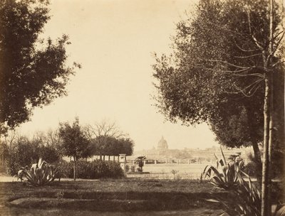 St. Peters fra Pincian Hill, 1853-56. av Possibly by Jane Martha St. John.