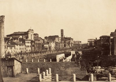 Forumet, Roma, 1853-56. av Possibly by Jane Martha St. John.