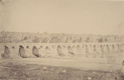 [Broen ved Dizfoul], 1840-60-tallet. av Possibly by Luigi Pesce.