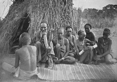 B-Can-folk fra nær Lake Bangweulu: East African Bantu, 1902 av Poulet Weatherley