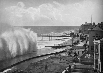 Et stort hav ved Bognor, c1896 av Poulton and Co