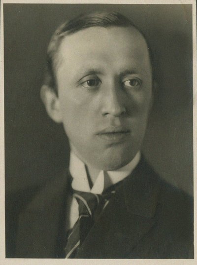 Portrett av Karel Capek 1890-1938, 1930. av Prague . Photo studio Vanek