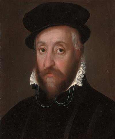 Portrett av en gentleman tradisjonelt identifisert som Herzog von Alba, Praha, ca. 1600 av Prague School
