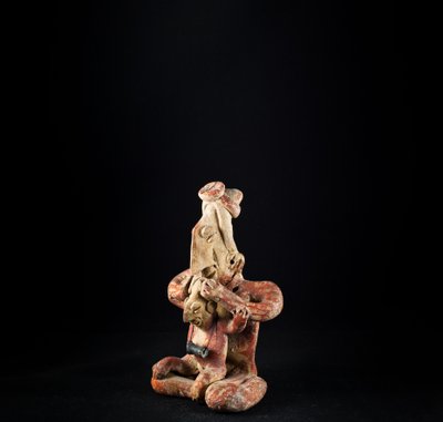 Kvinnelig statue / meksikansk kunst, Nayarit (terrakotta) av Precolombian Precolombian