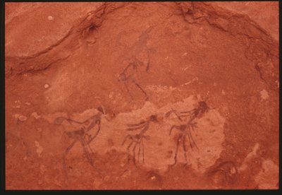 Menneskefigurer (fjellmaleri) av Prehistoric