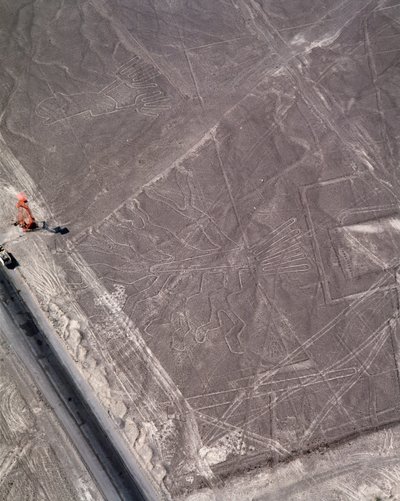 Luftfoto av Nazca-linjene (fotografi av Prehistoric Prehistoric